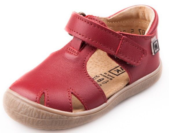 RAK dívčí sandály Bambi 0207-5N 23, červená
