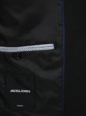 Jack&Jones Černé pánské sako s příměsí vlny Jack & Jones Solaris XS