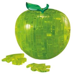 HCM Kinzel 3D Crystal puzzle Jablko zelené 44 dílků