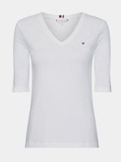 Tommy Hilfiger Bílé dámské basic tričko Tommy Hilfiger M
