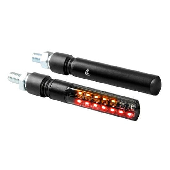 LAMPA Kombinované blinkry moto LINE SQ LED 2ks zadní – 90477