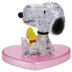 HCM Kinzel 3D Crystal puzzle Zamilovaný Snoopy 34 dílků