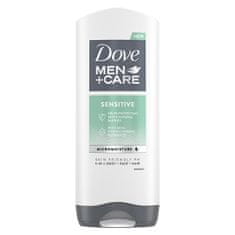 Dove Pánský sprchový gel na tělo, obličej a vlasy Men+Care Sensitive (3 in 1 Shower Gel) (Objem 400 ml)
