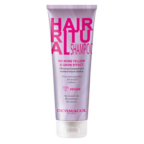 Dermacol Šampon pro studené blond odstíny Hair Ritual (No More Yellow & Grow Effect Shampoo) 250 ml
