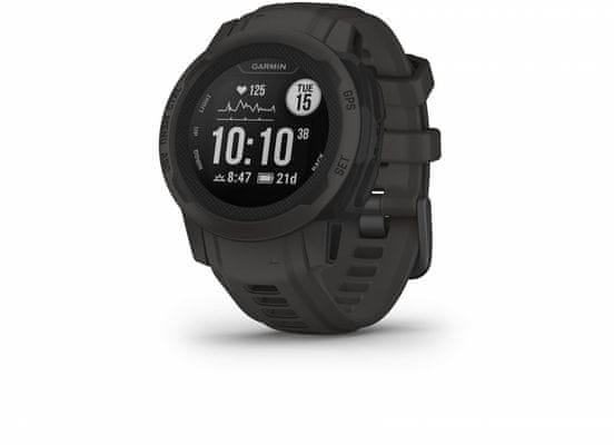 Chytré hodinky outdoorové odolné sportovní Garmin Instinct 2S, vojenský standard, vodotěsné, multisport, sledování tepu, GPS, sledování spánku, dlouhá výdrž baterie