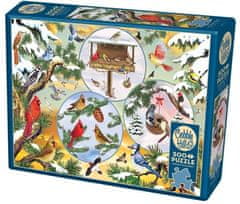 Cobble Hill Puzzle Kouzlo ptáčků v zimě 500 dílků