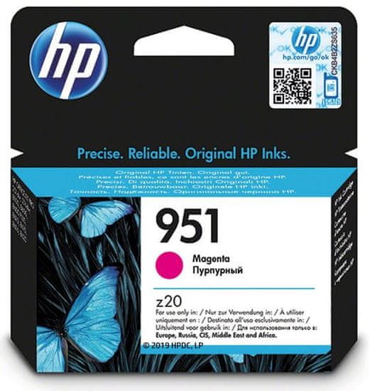 HP 951 purpurová - originální náplň (CN051AE)