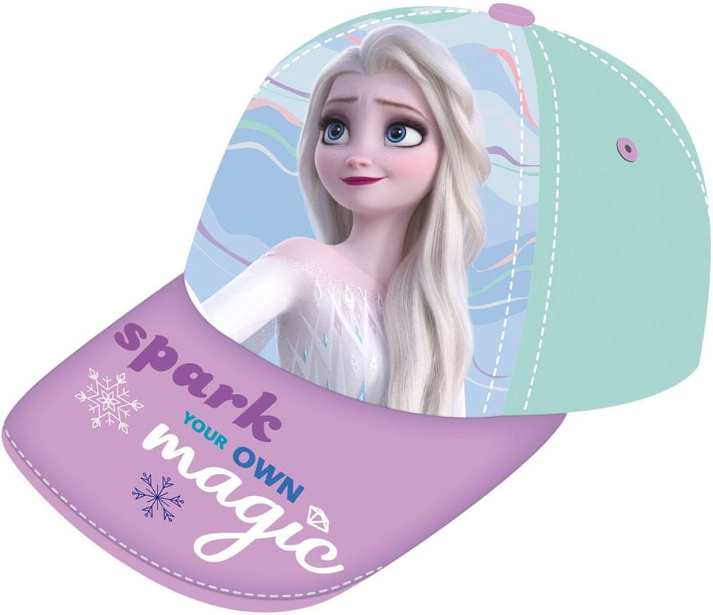 Disney dívčí kšiltovka Frozen WD14210_1 zelená 51 - 54