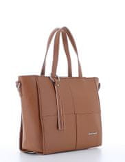 Marina Galanti shopping bag – kabelka s ozdobným střapcem hnědá