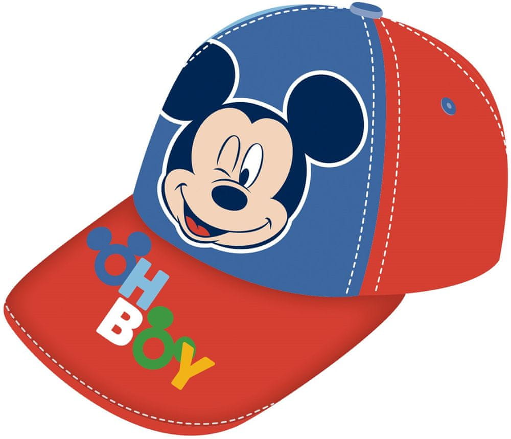 Disney chlapecká kšiltovka Mickey Mouse WD14259_1 červená 44/46