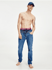 Tommy Hilfiger Tmavě modré pánské vzorované boxerky Tommy Hilfiger Underwear XL