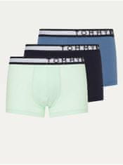 Tommy Hilfiger Sada tří pánských boxerek v modré a bílé barvě Tommy Hilfiger Underwear S