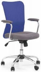 ATAN Dětská židle Andy Modro-šedá