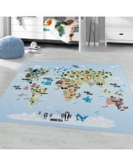 Ayyildiz Dětský kusový koberec Play 2917 blue 140x200