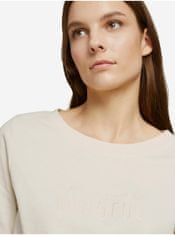 Tom Tailor Krémové dámské tričko Tom Tailor Denim XS