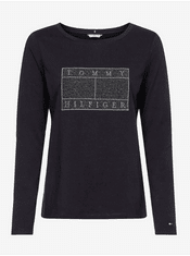 Tommy Hilfiger Černé dámské tričko Tommy Hilfiger XS