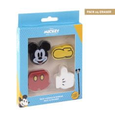 Grooters Mickey Mouse Sada gum Mickey - 4 ks