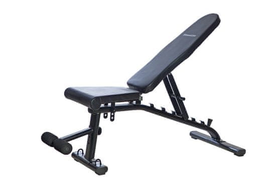 FitnessLine Univerzální polohovací lavice s opěrkou pro nohy