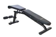 FitnessLine Univerzální polohovací lavice s opěrkou pro nohy