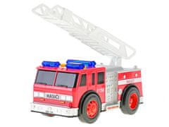 Mikro Trading Auto hasiči CZ 18 cm na setrvačník na baterie se světlem a zvukem v krabičce