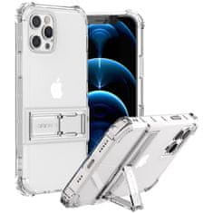 araree Mach Stand Ultra odolný kryt se stojánkem pro iPhone 12 Pro Max, čirý
