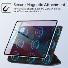 ESR Rebound Magnetic obal pro iPad Pro 12,9" (2018/20/21) a Apple Pencil, černý