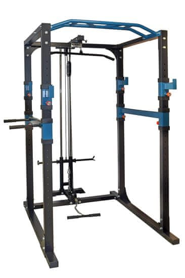 FitnessLine Posilovací klec Fitness Rack + zádová kladka