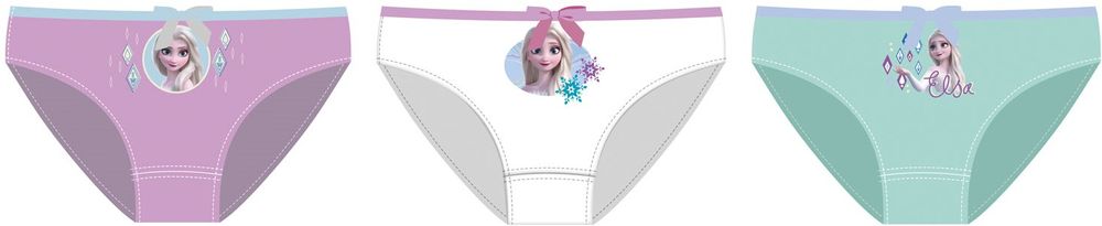 Disney dívčí 3pack kalhotky Frozen WD14215 vícebarevná 128/134