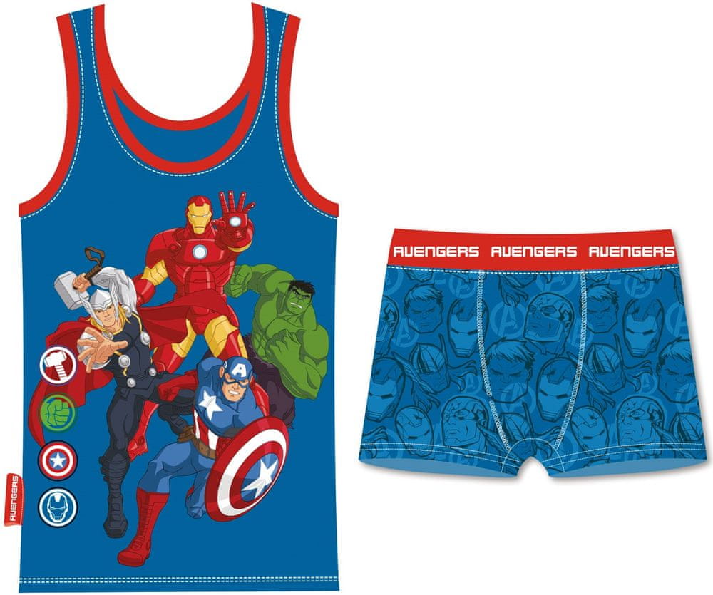 Disney chlapecké pyžamo Avengers AV14294 modrá 116/122