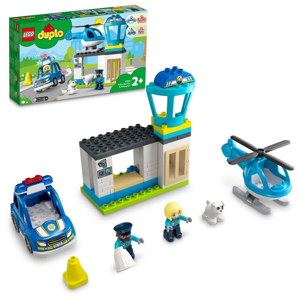LEGO DUPLO 10959 Policejní stanice a vrtulník - rozbaleno