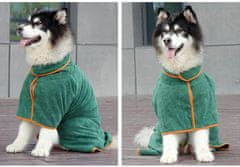 Netscroll Super savý plášť pro psy pro rychlé sušení srsti, WrapPet, S-M