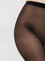 Pieces Sada dvou dámských punčochových kalhot v černé barvě Pieces New Nikoline L-XL