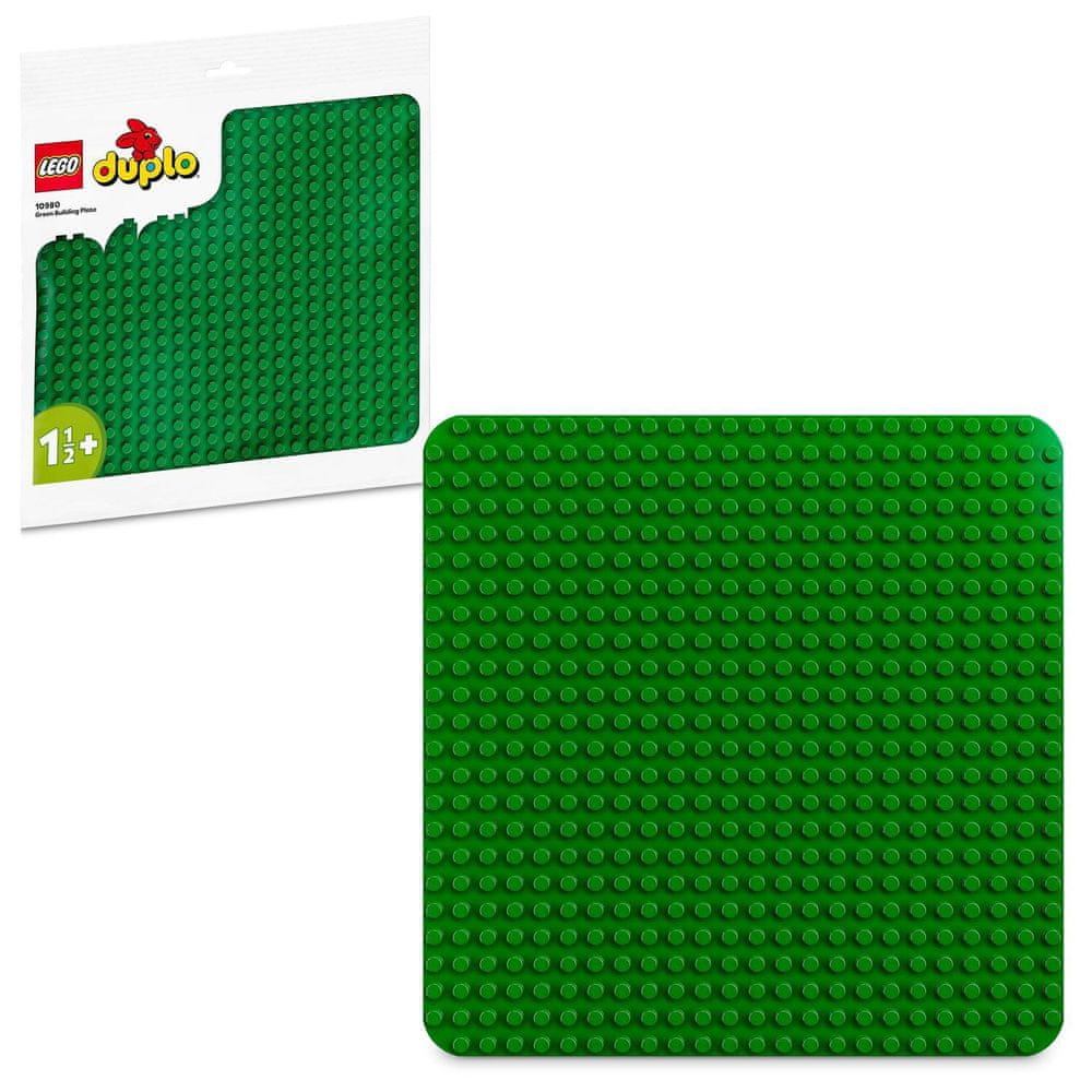 Levně LEGO DUPLO 10980 Zelená podložka na stavění