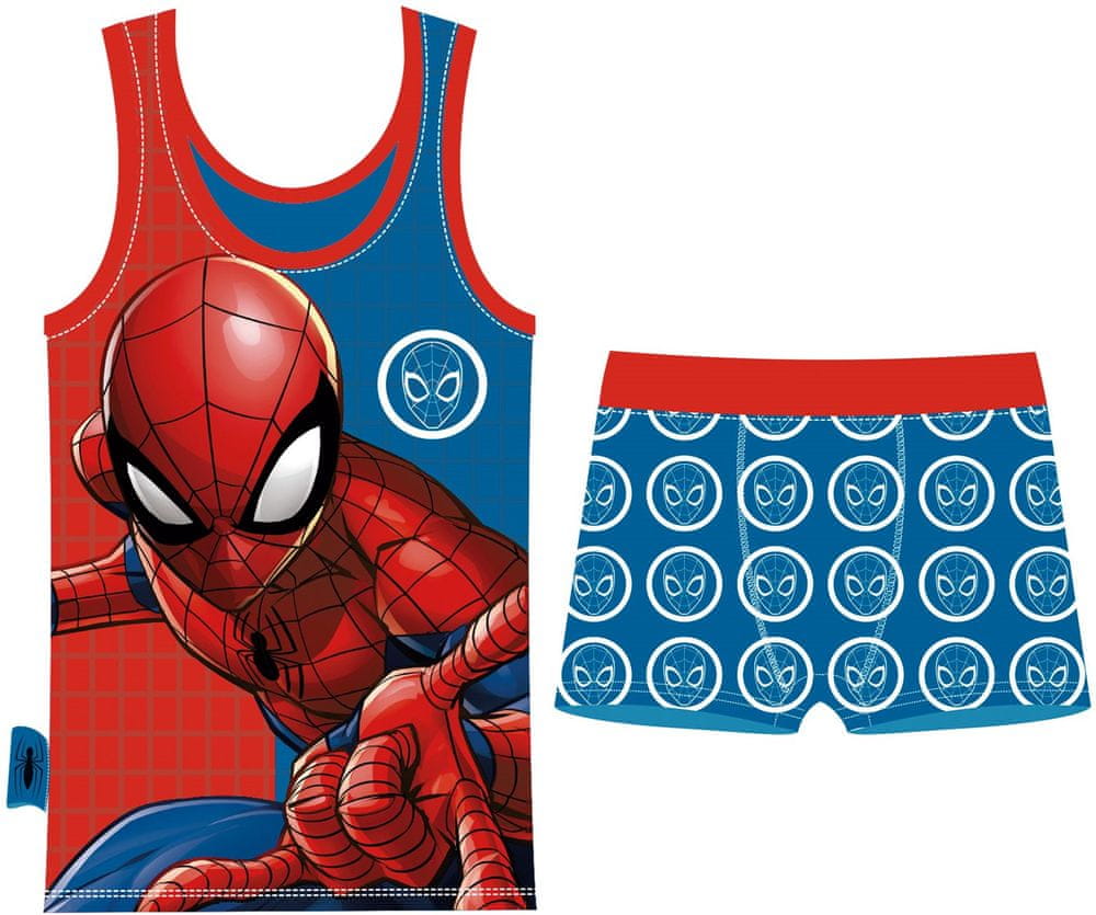 Disney chlapecké pyžamo Spiderman SM14310 červená 116/122