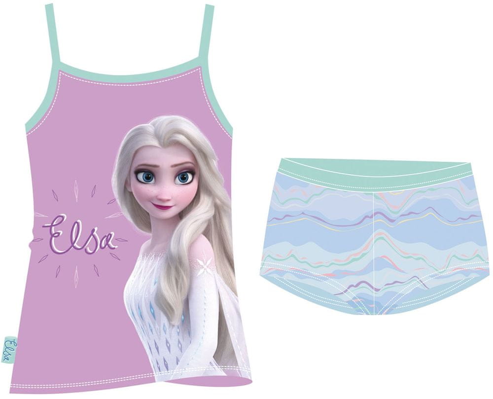 Disney dívčí pyžamo Frozen WD14226 fialová 104/110