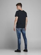 Jack&Jones Modré slim fit džíny Jack & Jones Glenn 30/32