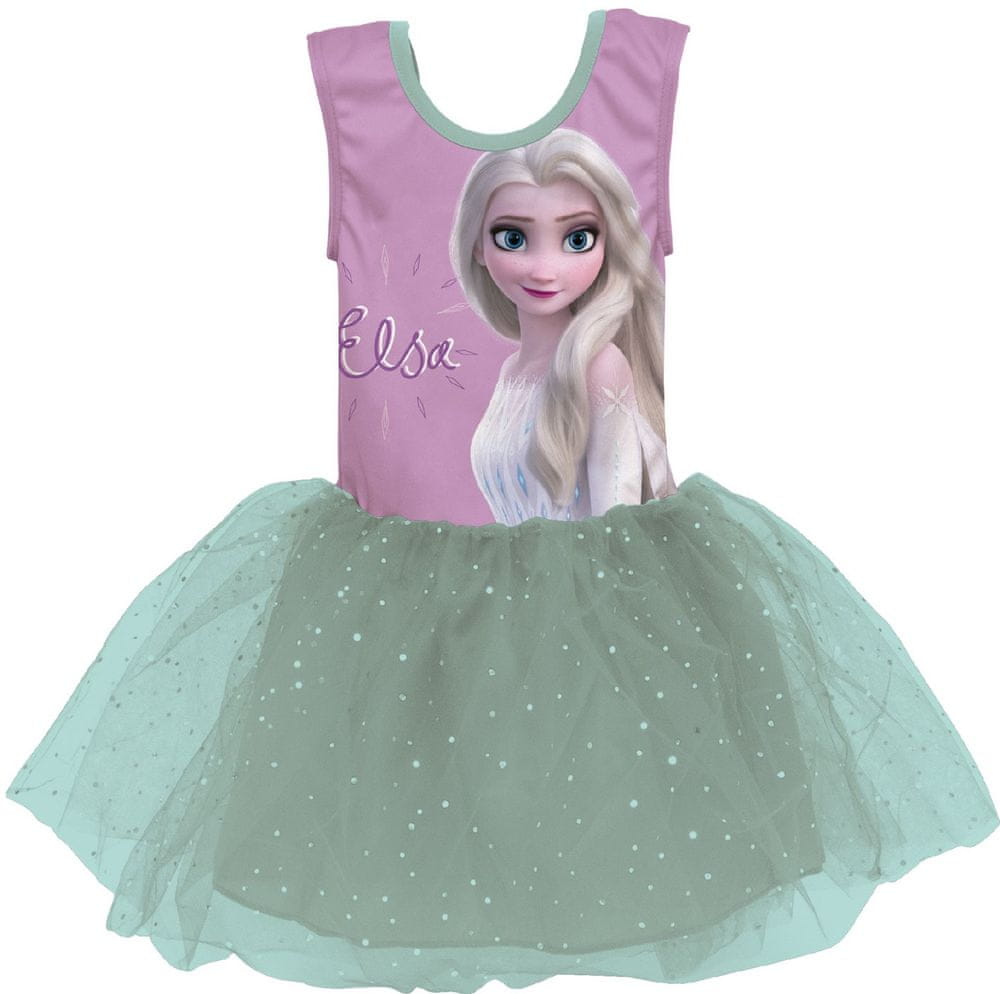 Disney dívčí šaty Frozen WD14227 fialová 128/134