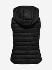 ONLY Černá dámská prošívaná vesta s kapucí ONLY New Tahoe L