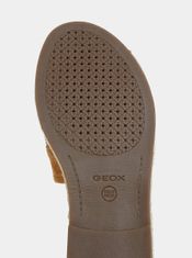 Geox Hnědé dámské semišové pantofle Geox Kolleen 38