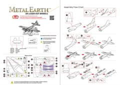 Metal Earth 3D puzzle Bombardér B-17