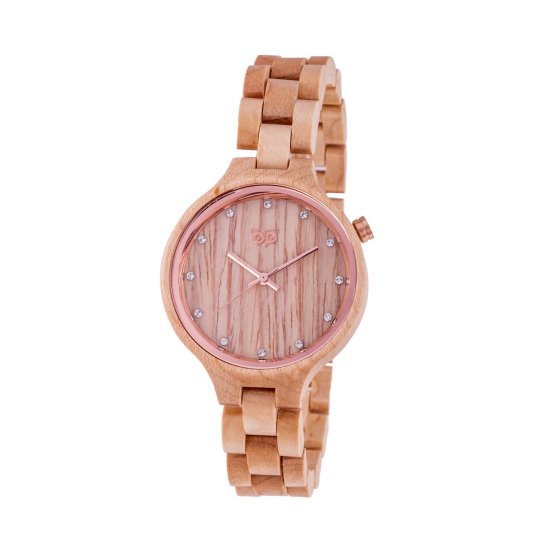 Woowa Dřevěné hodinky Nikki Maple