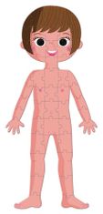 Janod Puzzle Lidské tělo 3v1 (50,75,100 dílků)