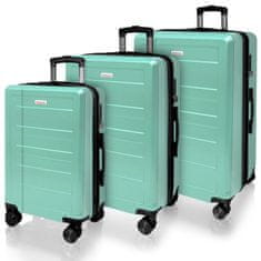 AVANCEA® Sada cestovních kufrů AVANCEA DE2934 Light Green SML