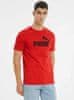 Červené pánské tričko Puma Ess XL