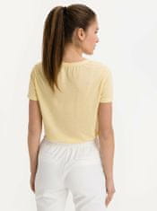 Roxy Žluté dámské tričko s potiskem Roxy XXS