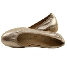Caprice Taupe Metallic Ballerina 9-22161-28 velikost 36