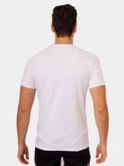 Calvin Klein Sada dvou bílých pánských triček s véčkovým výstřihem Calvin Klein Jeans XL