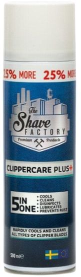 The Shave Factory Clippercare 5 in 1 univerzální sprej na nástroje 500 ml