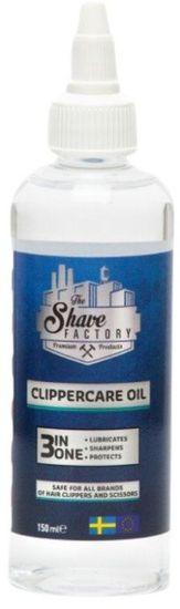 The Shave Factory Clippercare Oil mazací a ochranný olej na stříhací hlavice 150 ml