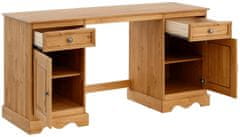 Danish Style Pracovní stůl Meliss, 160 cm, borovice
